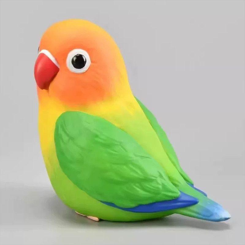 Genuine Gacha Scale Model Dear Little Bird Friends in Your Palm Budgerigars Peony Crows Kingfishers Action Figure Toys