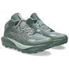Asics GEL TRABUCO Wear Resistant And Waterproof Mid Top Trail Running Shoes Men's Gray Green Sneakers 1011C085-400