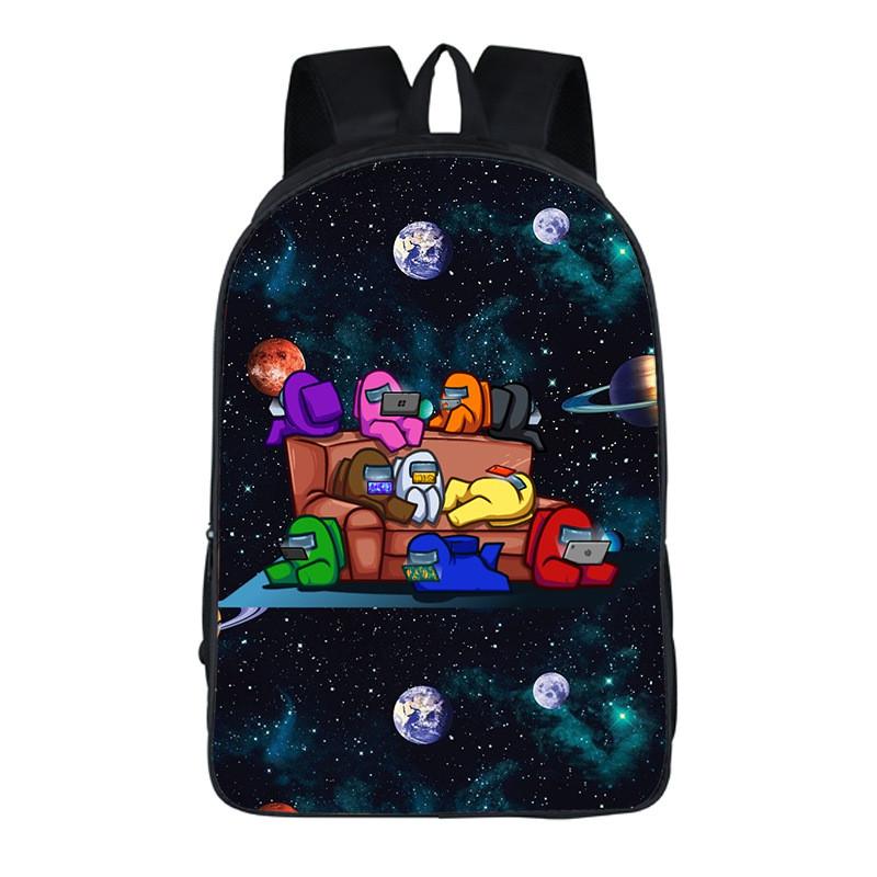 Student Backpack Kid Schoolbag Travel Bag Bookbag Shoulderbag Rucksack