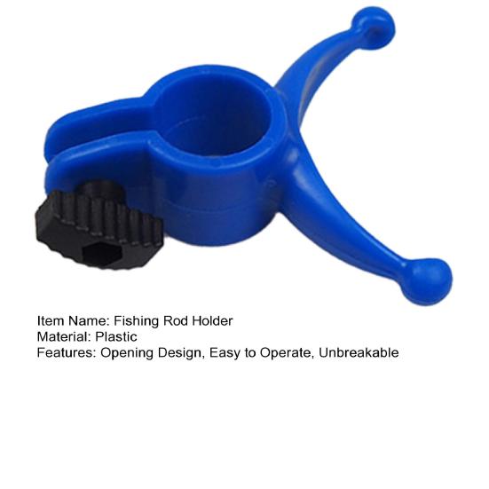 Держатель удочки, простой в эксплуатации, противоскользящий пластиковый кронштейн для удочки на открытом воздухе, рыболовные инструменты