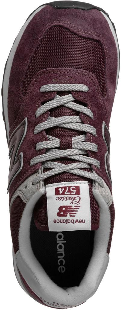 Кроссовки New Balance 574 (ML574EVM) burgundy/white