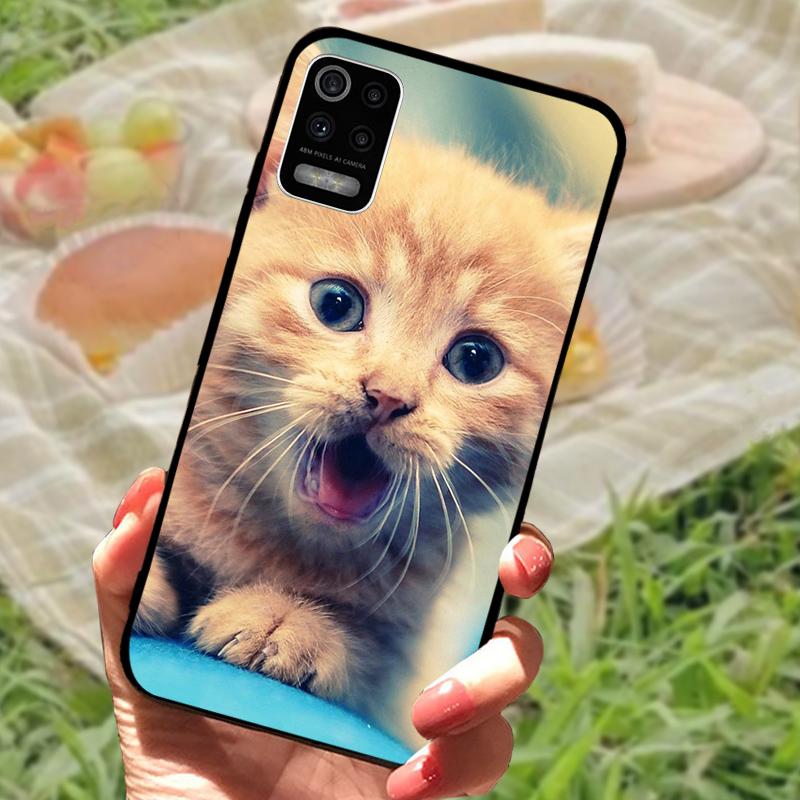 For LG K52 Q52 K62 4G Case Silicone Soft TPU Black Bumper Cover For LG K62+ Coque K62 Plus 4G Fashion Phone Protective Fundas