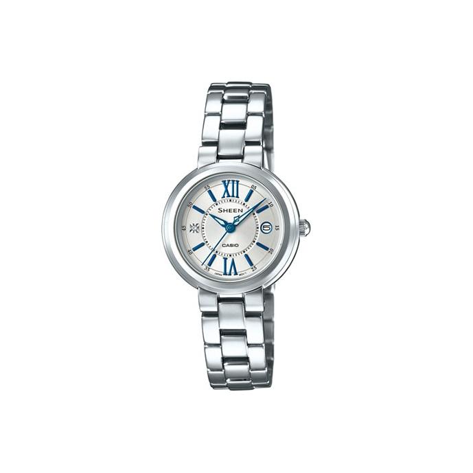 Casio Женские часы SHEEN 32 мм Серебристые SHE-4528D-7AUPR