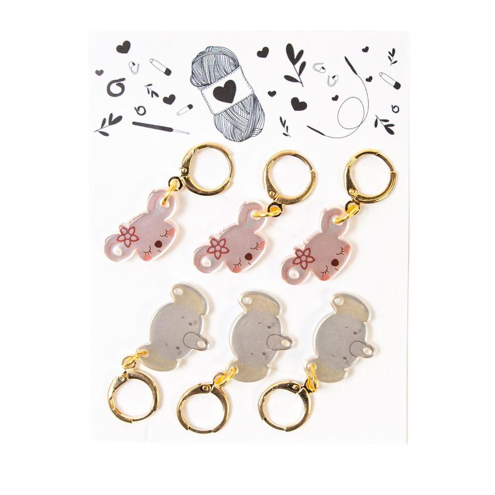 DIY ремесленные маркеры, металлические маркеры для вязания, подвески, металлическая защелка для вязания крючком, инструменты для вязания