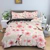 3D Print Beautiful Cherry Blossoms Comfortable Duvet Quilt Cover Pillowcase Bedding Set Children Bedroom Decoration Home Textile