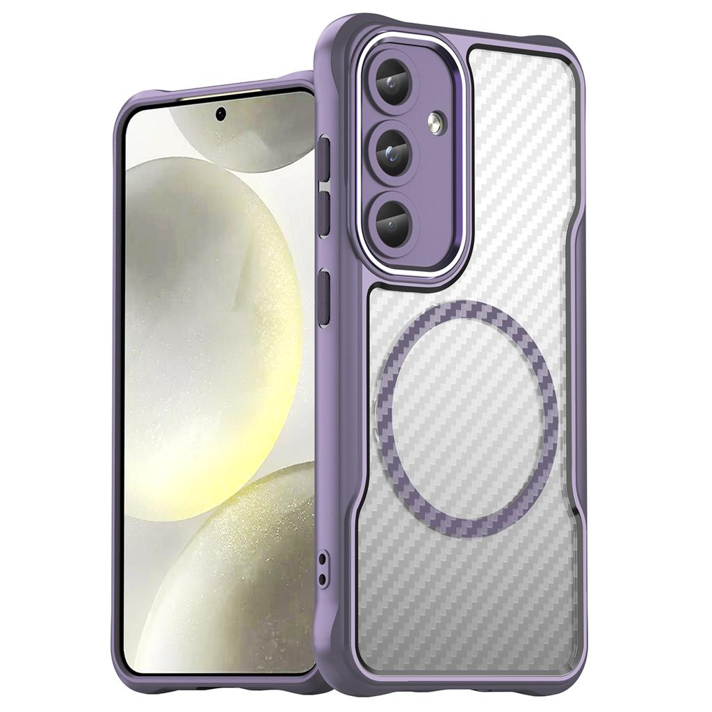 Чехол для Samsung Galaxy S25/S24, совместимый с MagSafe, из ТПУ+ПК, ударопрочный, с магнитом