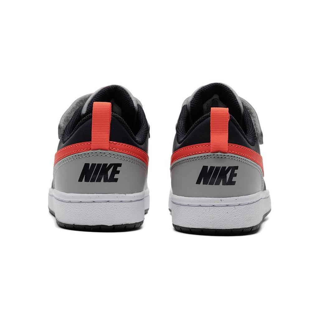 Nike Court Borough Low Recraft PS Light Smoke Bright Crimson Kids Sneakers Grey Light-Smoke-Grey Dark-Obsidian DV5457-003