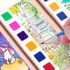 Yousheng Mini Watercolor Paint Pad Adults Kids Portable Watercolor Paint Book с кисточками Paint Watercolor Workbook Раскраска для домашних путешествий
