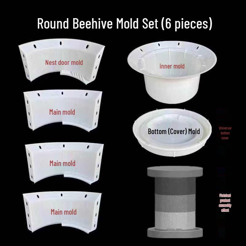 Cement Beehive Mold Set: Standard Beekeeping Tools for Chinese and Italian Bees