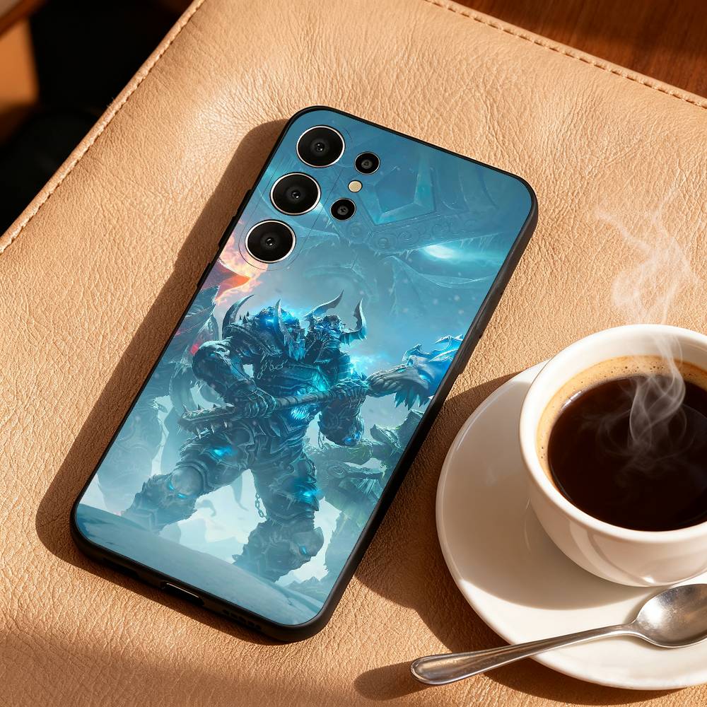 G-Game T-The W-World of W-Warcraft Phone Case For Samsung S26,S25,24,23,22,30,21,10,9,Ultra,Plus,Lite,Black Soft Case