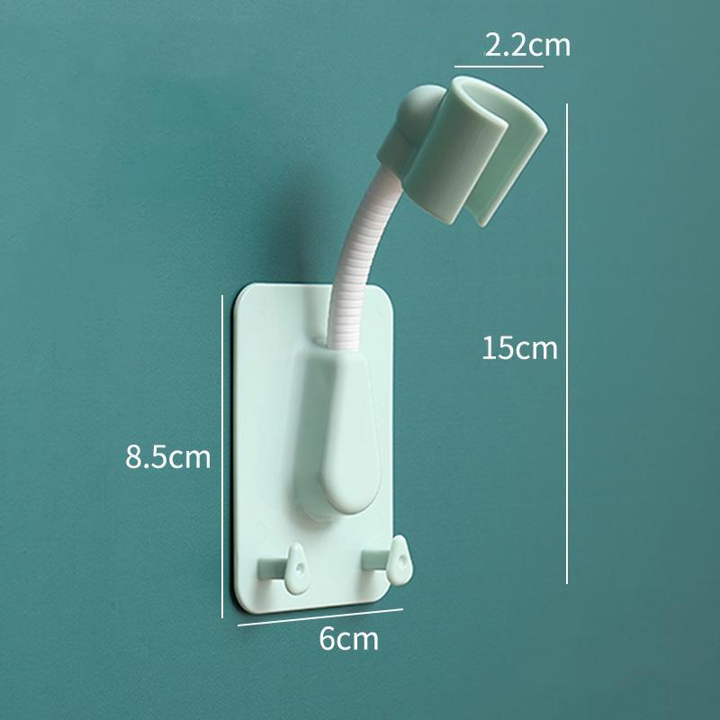 Xiaomi 2pcs No-Drill 360° Adjustable Shower Head Holder,Flexible Hose Wall Mount Bracket,Bathroom Adhesive Shower Organizer,Multi-Color