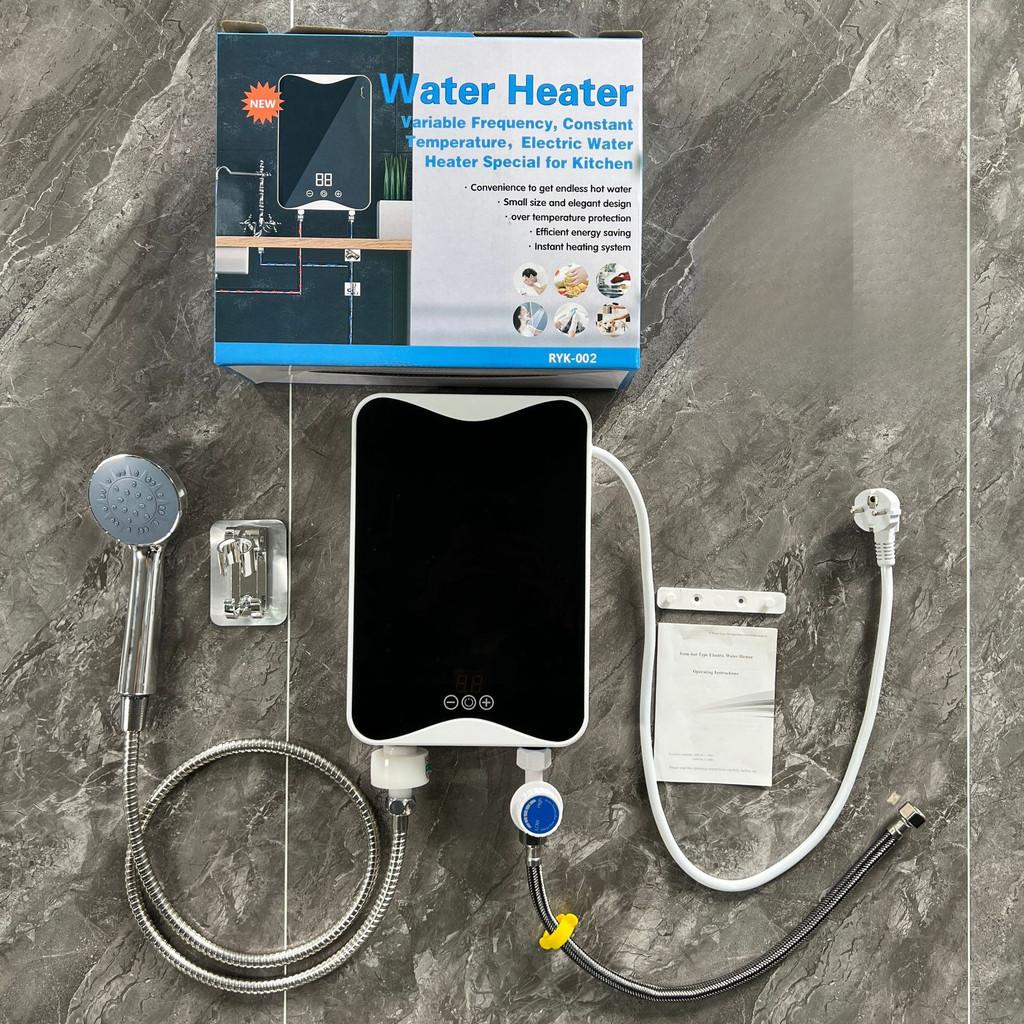 5500 Вт Интеллектуальный Водонагреватель с Переменной Частотой и Постоянной Температурой Маленький Проточный Душ Электрический Водонагреватель