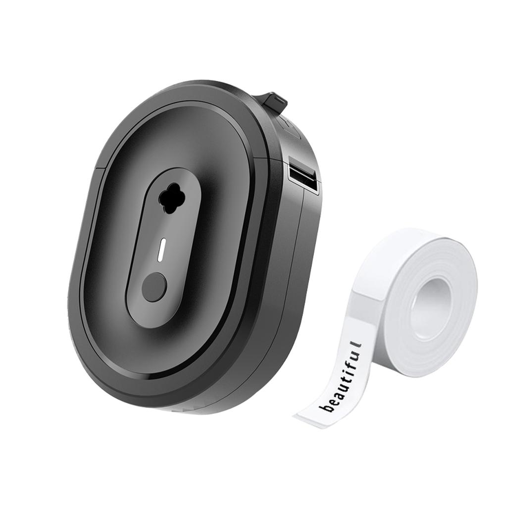 Принтер для этикеток с лентой, N12 Портативный Bluetooth-принтер для этикеток, Беспроводной принтер для этикеток, Термонаклейки с несколькими шаблонами для дома, кухни, школы