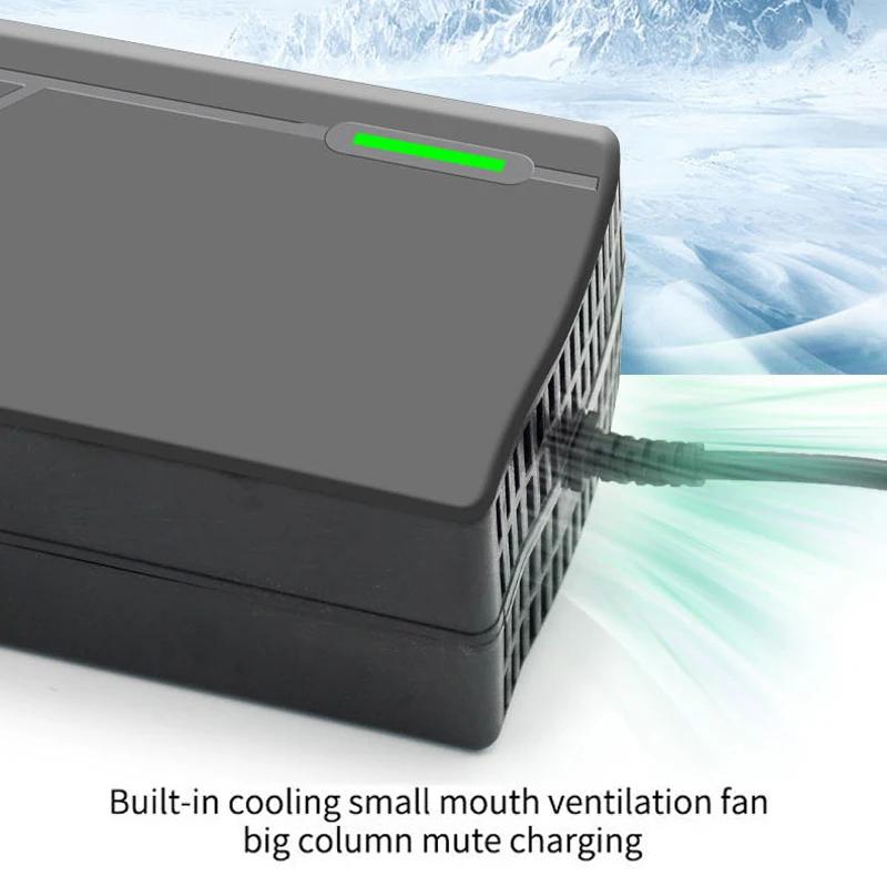 12V 24V 5A 10A Smart Lifepo4 Charger 14.6V 29.2V 4S 8S High Power LiFePO4 Charger AC110-240V Lithium Iron Phosphate Battery Pack