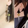 Game Genshin Impact Wanderer Kunikuzushi Scaramouche Cosplay Balladeer Asymmetric Earrings Women Eardrop Jewelry Accessories