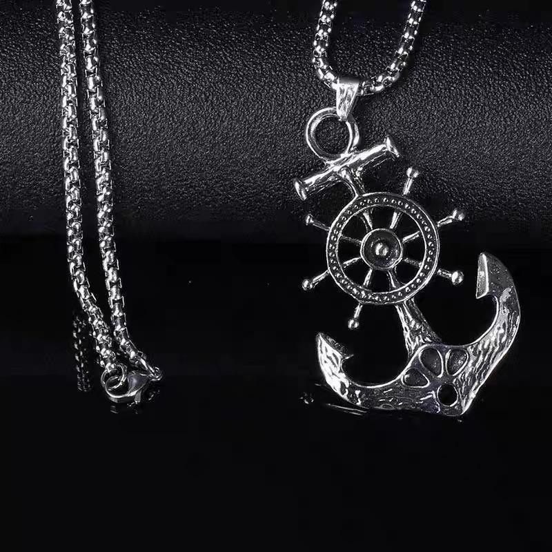 Ожерелье Якорь Чиба, Модный и Властный Пиратский Кулон, Подвесные Аксессуары, Подвесной Кулон