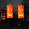 Bougies sans flamme LED - AIMOONSA - Citrouille lumineuse - Lot de 6 - Plastique - Alimentées par piles boutons