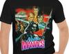 Футболка Neon Maniacs Черная с коротким рукавом Кинофутболка