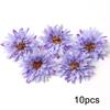 Purple Artificial Flowers Heads Silk Fake Flowers for Home Decor Party Wedding Decoration Garlamd DIY Craft Gifts Accessories