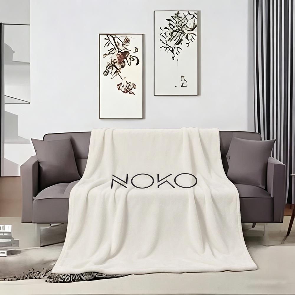 Иллюстрация N-Nokos Плед Легкий 240 г Фланелевый Мягкий Для Кожи Для Летнего Охлаждения