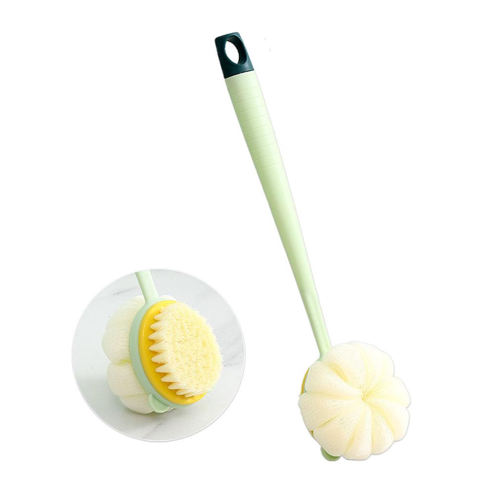 Щетка для ванны с длинной ручкой и мягкой щетиной, противоскользящая ручка, подходит для мытья душа, B6K0