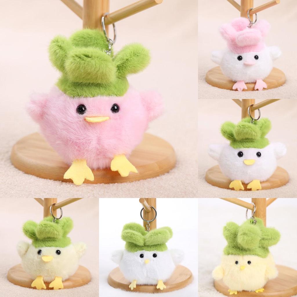 Плюшевый брелок в виде птицы с чесноком со звуковым дизайном для подарка и личного использования