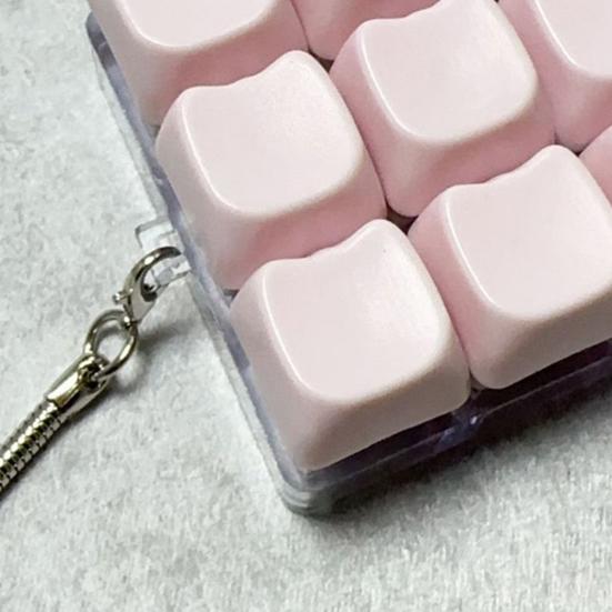 Cat Paw Fidget Keyboard Relief 9-Keys Clicker Keychain Office Keyboard Finger Toy Stress School Travel Decompression