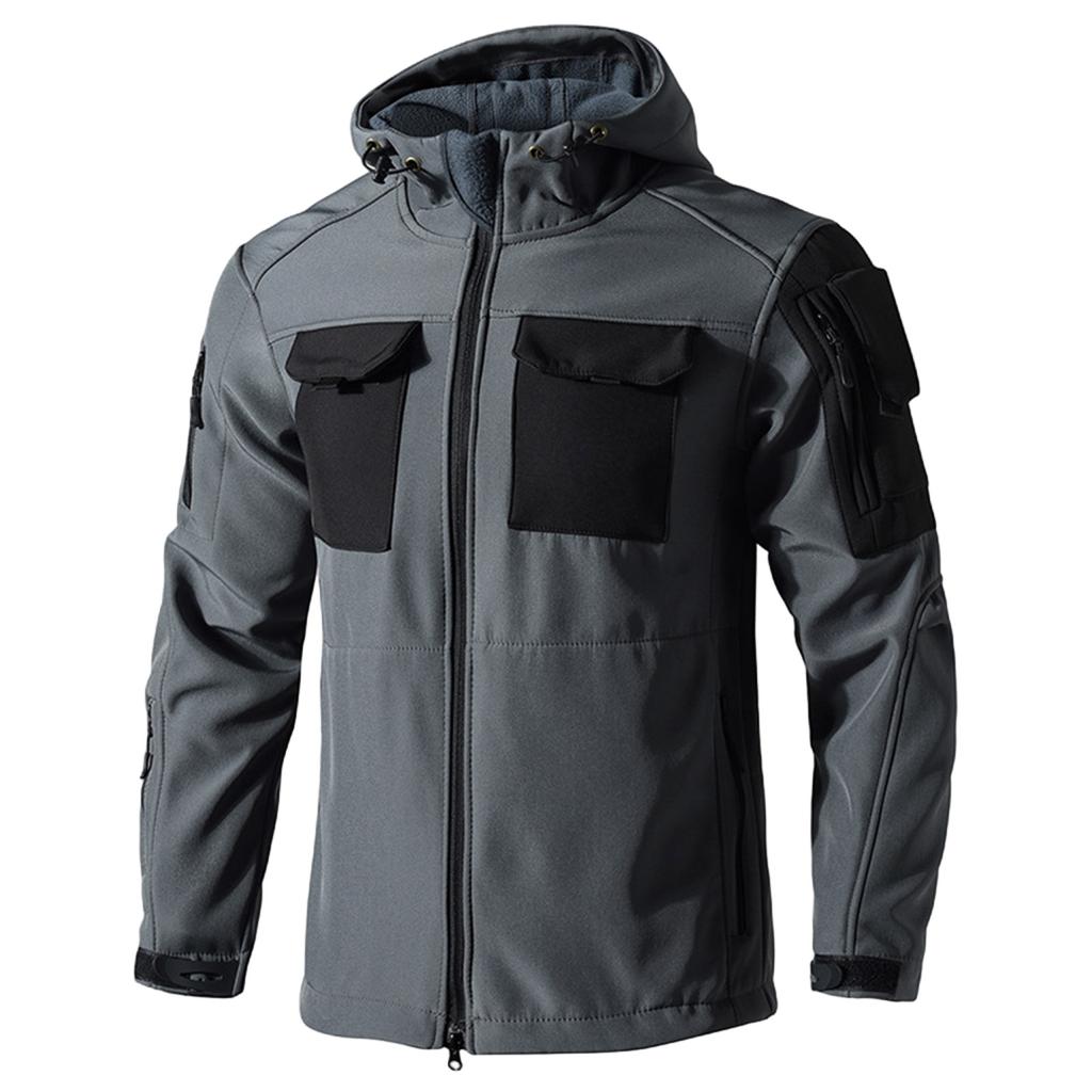 Мужские зимние камуфляжные куртки Мужские модные трендовые куртки Дышащие ветрозащитные куртки Куртки для активного отдыха