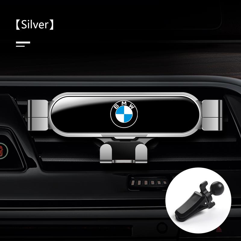 JUSK5 New 2025 Gravity Car Holder For Phone Air Vent Clip Mount Mobile Cell Stand For BMW M Power Sport M1 M3 M4 M5 M6 E90 F30 X4 X5 X