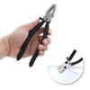 High Carbon Steel Glass Breaking Pliers Flat Nose Wire Drawing Pliers Glass Cutting Tool  Ceramics