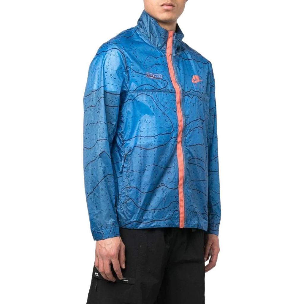 Nike Куртки Мужские Синие Стойка Умеренные Другие DN2112-407