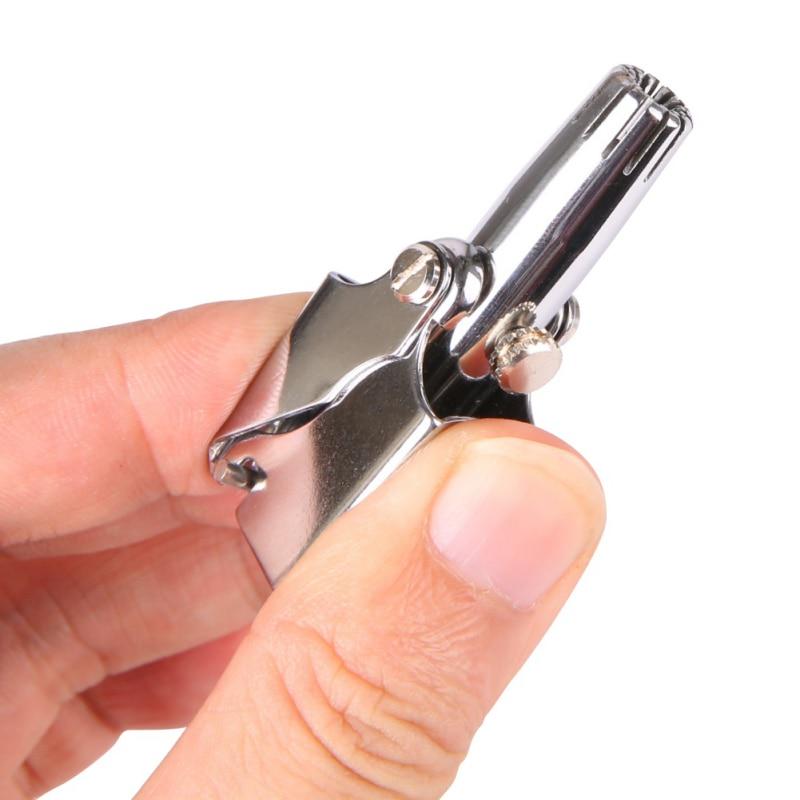 Устройство Vibrissa для ручной мойки, механический триммер для волос в носу, средство для бритья и удаления волос