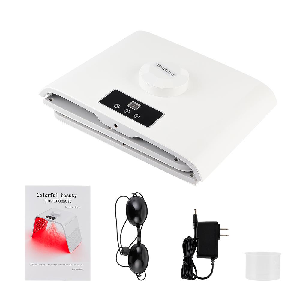 7 цветов светодиодный фотонный аппарат увлажняющий кожу лица увлажнитель нано спрей светодиодный аппарат для лица СПА-маска для тела уход за кожей