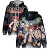 FAIRY TAIL 100 YEARS QUEST аниме с капюшоном для взрослых Tie Dye уличная толстовка с принтом унисекс пуловер с капюшоном
