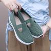 Shoes Women's Summer Breathable Soft Soled Shoes One Step Women's Cloth Shoes Casual And Comfortable Large Size Flat Bottomed Women's Shoes