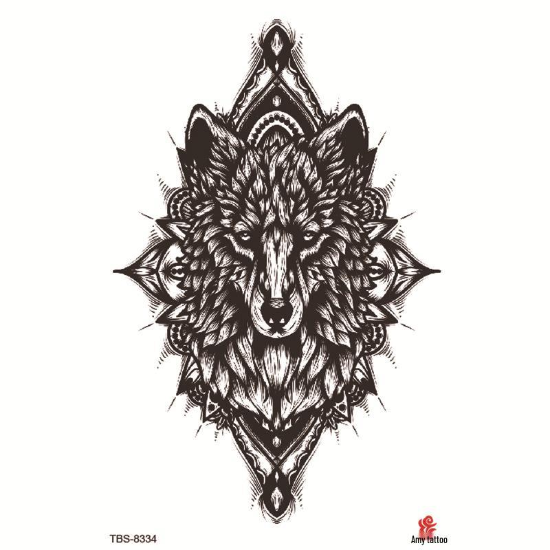 Набор маленьких водостойких тату-наклеек с тотемами и символами для предплечья