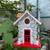 Resin Bird Nest Exquisite Garden Bird Villas Garden Decoration Bird House  Tree