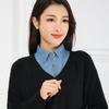 M - XXL Fake Collar Women Detachable Collars Lapel Shirt White False Collar Half Shirt Female Women Accessories Neck Decor