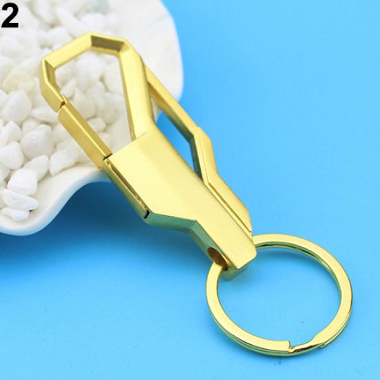 Подарки Простой металлический брелок для ключей Автомобильный деловой брелок для ключей