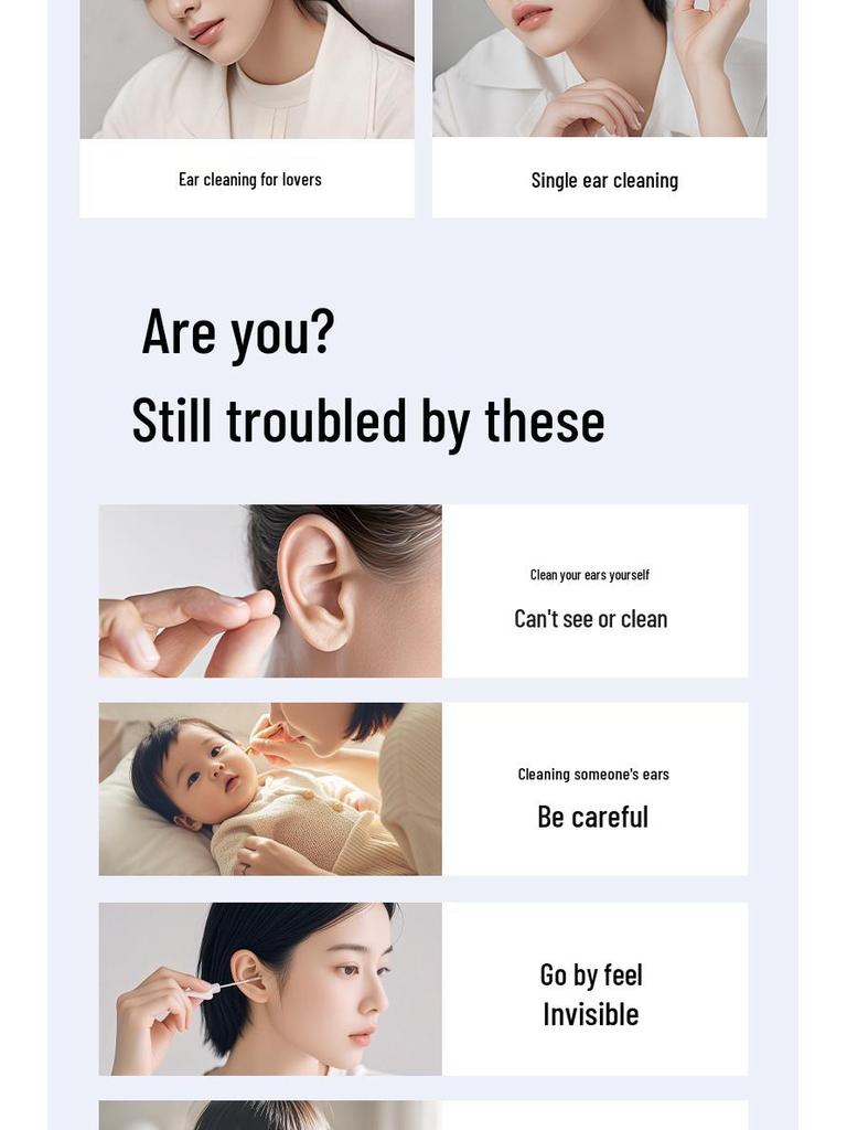 Детская умная беспроводная HD камера инструмент для чистки ушей