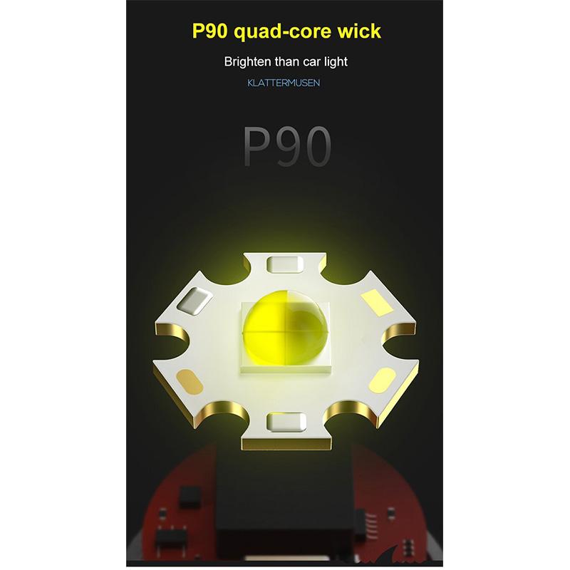 Многофункциональный перезаряжаемый USB-фонарик, портативный для улицы, маленький домашний фонарик, кемпинговый аварийный свет, фонарик для самообороны