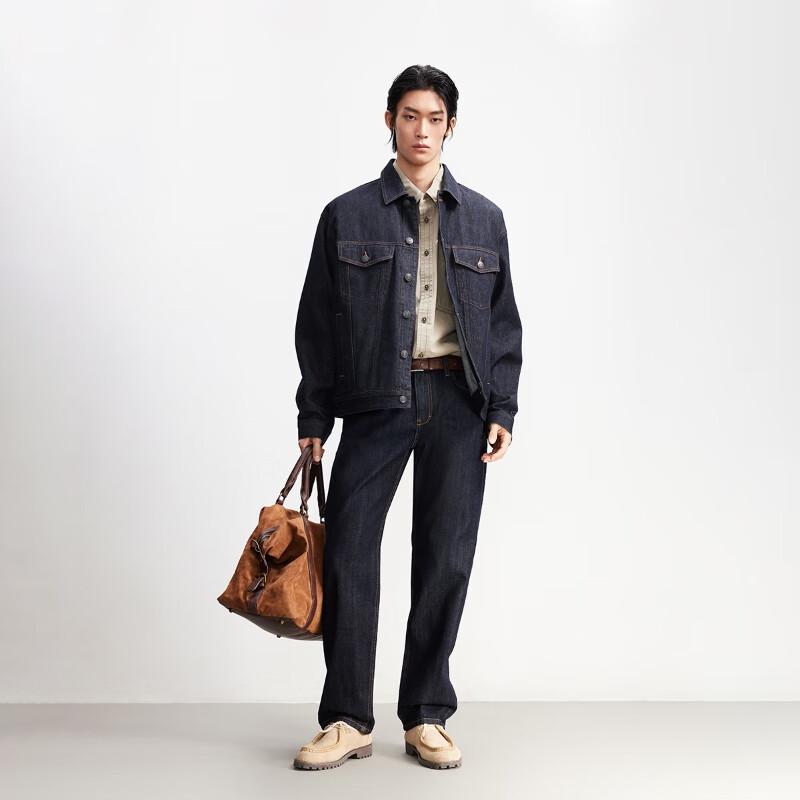 Jack&Jones Мужская джинсовая куртка с отложным воротником