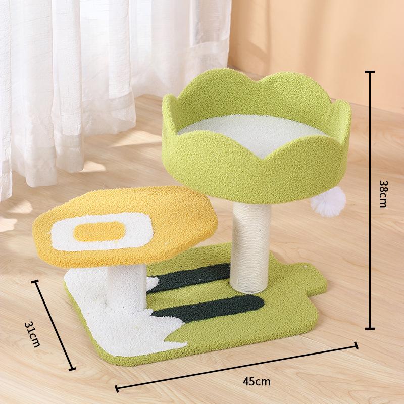 Кошачье дерево Кошачья башня, Многоуровневое кошачье дерево для домашних кошек, Высокое кошачье дерево для больших кошек Kitty, Центр деятельности с мебелью для кошек