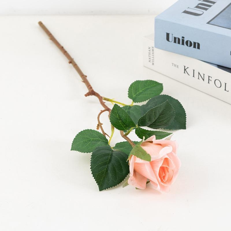 12 шт. искусственных шелковых цветов, розы, искусственные розы с длинными стеблями, реалистичные букеты из искусственных роз для свадебных украшений, свадебного декора, домашнего стола