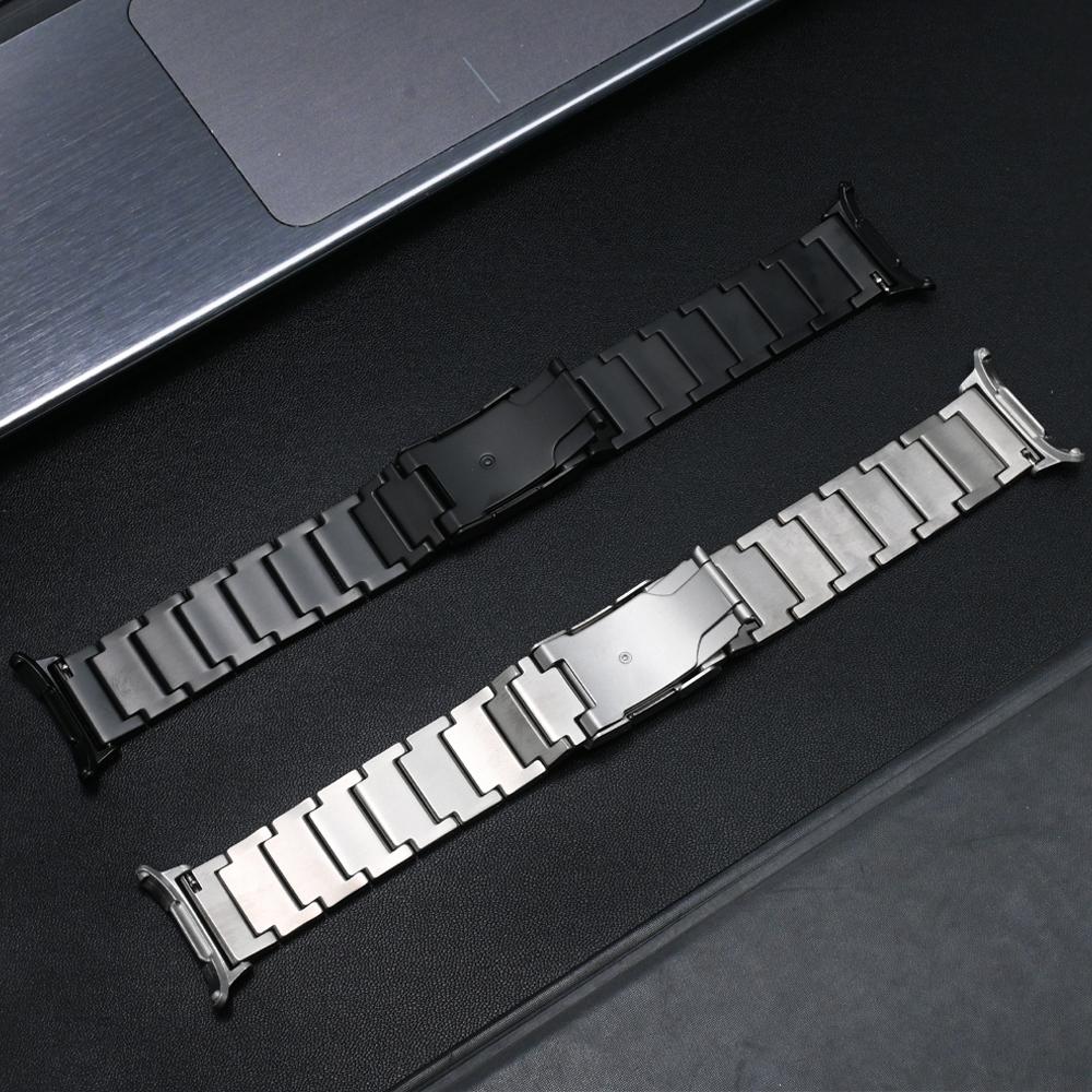 Ремешок без зазоров для Samsung Galaxy Watch Ultra2 Титановый ремешок Мужской Роскошный Бизнес-браслет для Samsung Galaxy Ultra 47 мм Ремешок для запястья