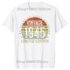 Funny Vintage 1945 Limited Edition 80-Year-Old Gift 80th T Shirts Grandpa Grandma Humor Streetwear Short Sleeve Unisex Clothing