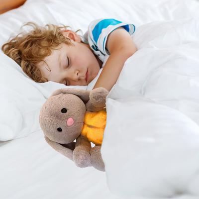 Детская дышащая плюшевая игрушка-кролик с успокаивающей музыкой, легкий музыкальный кролик, плюшевая мягкая игрушка, успокаивающая кукла-пустышка, подарок для новорожденных мальчиков и девочек