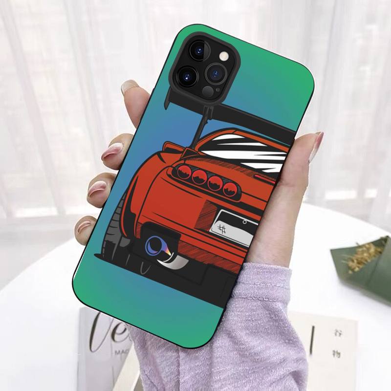 Чехол для телефона с изображением японских спортивных автомобилей JDM и комиксами для iPhone 11, 12, 13 Mini Pro Max 8, 7, 6, 6S Plus X 5 SE 2020, XR XS, Funda Case