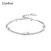 Lindon Bracelet Jewelry Geometric Bead Chain Link Bracelets Fashion Fine Wedding Gift for Girlfriend Women