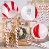 Inflatable Candy Canes Balloons for Christmas Decorations Large Candy Sticks with Red And White Stripe for Xmas Indoor Holiday Yard Pool Beach Decor